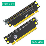 PCI-e 16X 3.0 90 Degree Reverse Male to Female Riser Card For 1U Server PCIE 4.0 Extension Cable with PCI Express Port for GPU Extension Card
