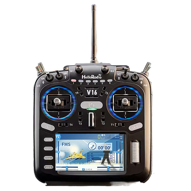 HelloRadio V16 MAX ELRS Multi Protocol Transmitter Remote Control Support EDGETX OPENTX FPV High-Frequency Head Touch Screen