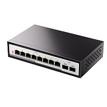 (DIEWU) Gigabit Switch 8-Port 2.5G+2-Port 10g Gigabit Ethernet Switch Non Management Switch 2.5G Network Divider TXE296
