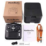 HelloRadio V16 MAX ELRS Multi Protocol Transmitter Remote Control Support EDGETX OPENTX FPV High-Frequency Head Touch Screen