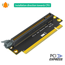 PCI-e 16X 3.0 90 Degree Reverse Male to Female Riser Card For 1U Server PCIE 4.0 Extension Cable with PCI Express Port for GPU Extension Card