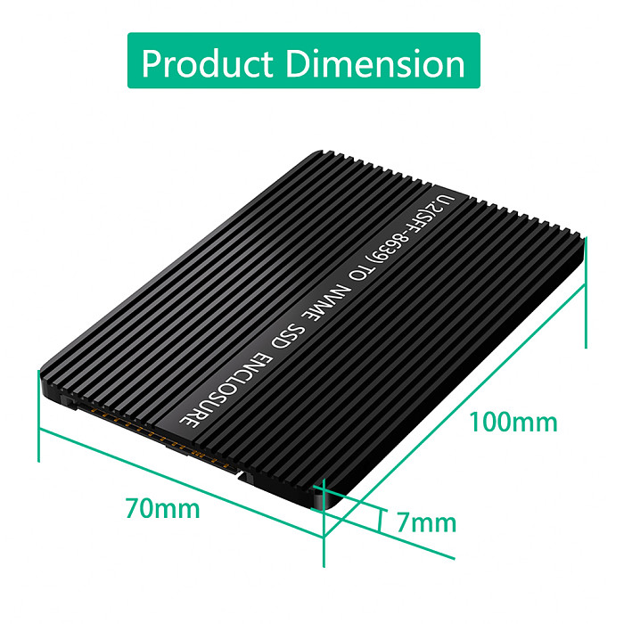 M.2 Key B to Mini PCI-E New Version M.2(NGFF) NVMe SSD to U.2 (SFF-8639) 2.5   SSD Adapter with Dual NANO SIM card Slot Convert M.2 NVMe SSD to U.2 not for SATA