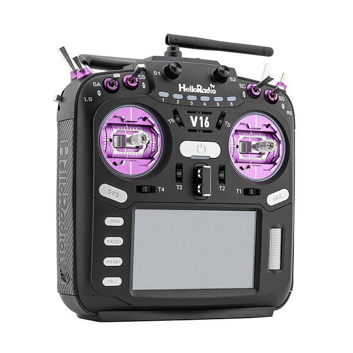 HelloRadio V16 MAX ELRS Multi Protocol Transmitter Remote Control Support EDGETX OPENTX FPV High-Frequency Head Touch Screen