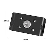 Universal Mount Camera 1/4 Screw Hole Quick Release Plate For GOPRO 13/10/9/8/max/ACTION 2 Camera Cage Rig