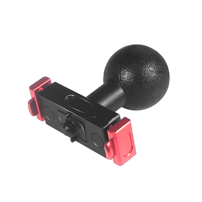 2X 25mm Ball Head Adapter 1/4  Thread for Gopro13 for Insta360 Ace/DJI OSMO 360Action 5pro Camera Phone Holder for Ram Mount Socket Connector