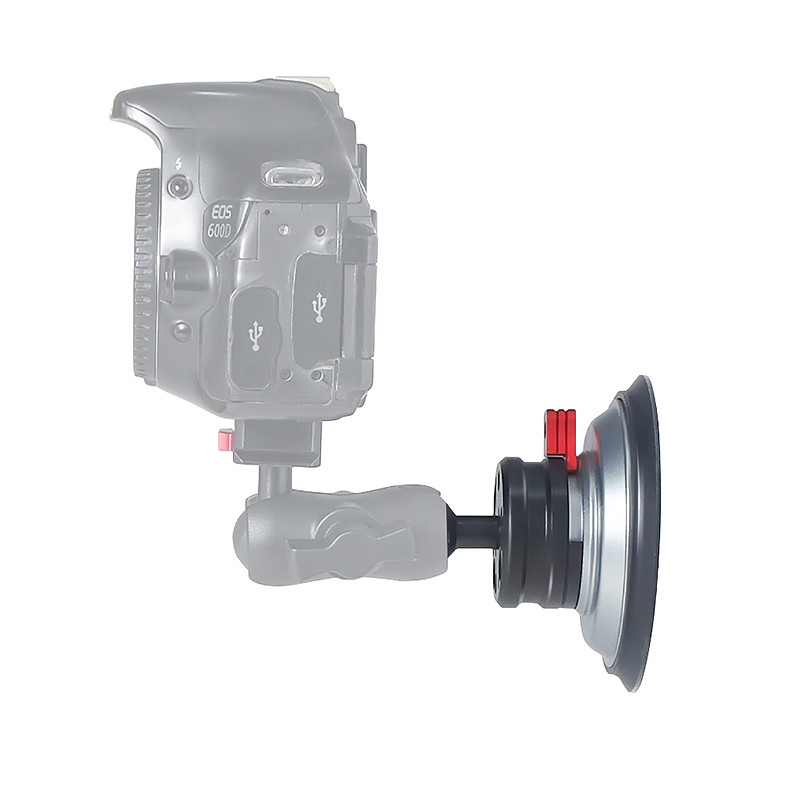 Hand Pump Vacuum Suction Cup 1/4  3/8  ARRI Holes 25mm Ball Head Adapter Car Windows Camera Stabilizer for GoPro 13 Action 5pro