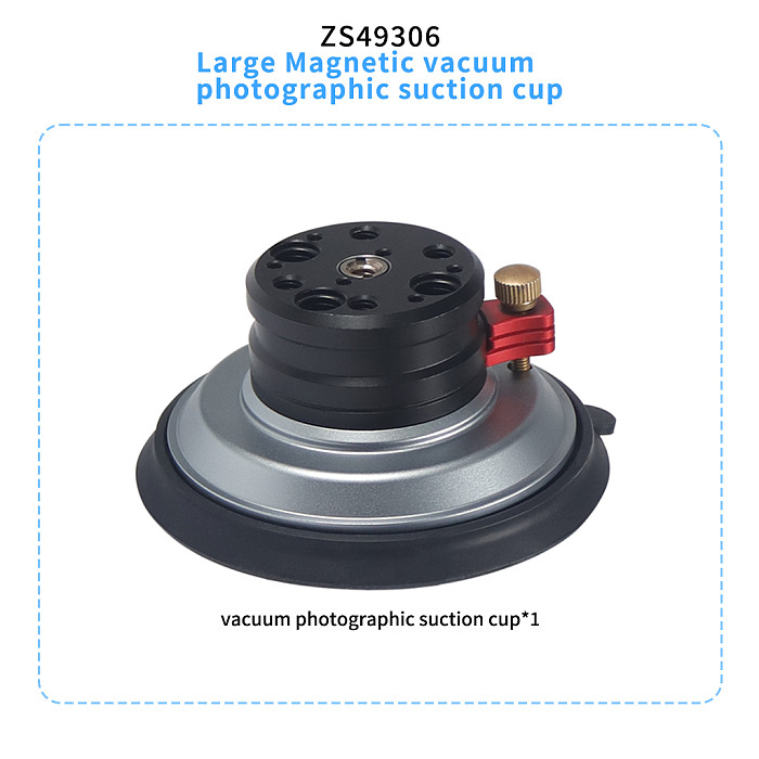Hand Pump Vacuum Suction Cup 1/4  3/8  ARRI Holes 25mm Ball Head Adapter Car Windows Camera Stabilizer for GoPro 13 Action 5pro