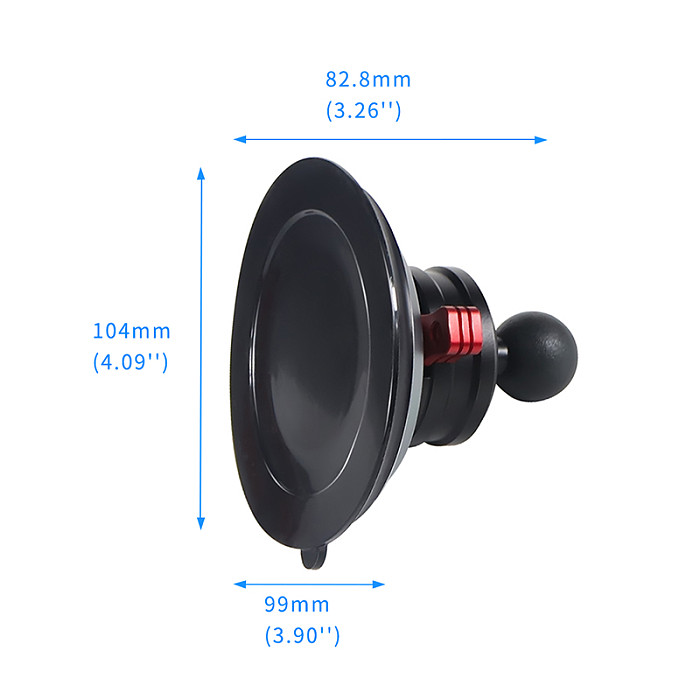 Hand Pump Vacuum Suction Cup 1/4  3/8  ARRI Holes 25mm Ball Head Adapter Car Windows Camera Stabilizer for GoPro 13 Action 5pro