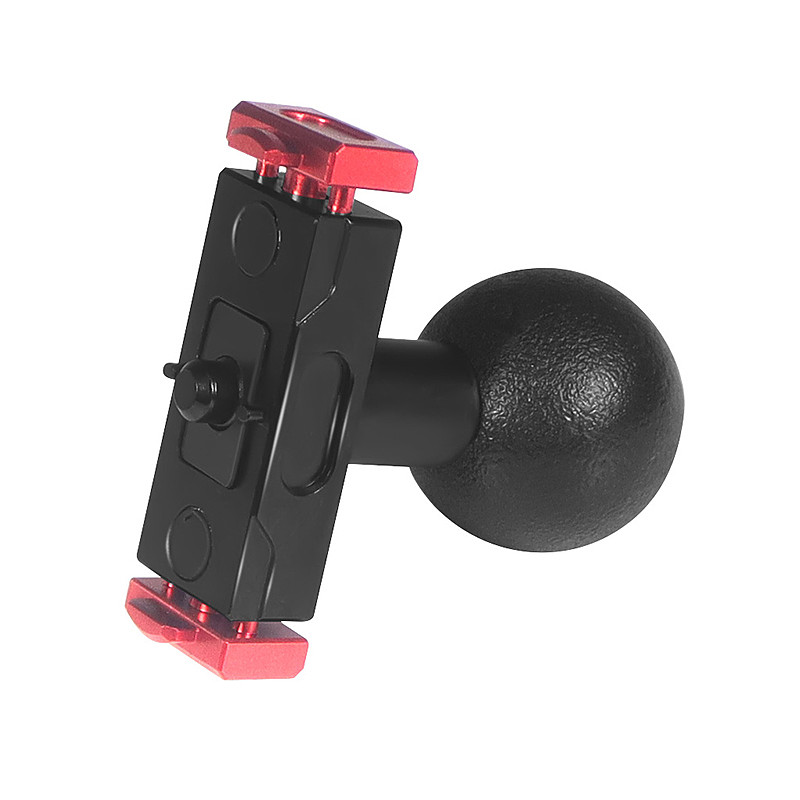 2X 25mm Ball Head Adapter 1/4  Thread for Gopro13 for Insta360 Ace/DJI OSMO 360Action 5pro Camera Phone Holder for Ram Mount Socket Connector