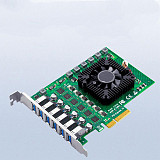 12Port / 6port USB 3.0 PCI-E x4 Expansion Card Motherboard PCIE to 19Pin Connector PCIe Riser Adapter Card for Video Capture