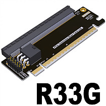 PCI-E x16 Half Height to Full Height Extension Riser Card PCIe 5.0 x16 Test Adapter Protector Card Support External Power Supply