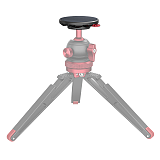 Magnetic Phone Holder for Magsafe Tripod with 1/4 Arri Locating Holes for iPhone 16 15 14 13 12 Vlog Desktop Phone Mount Base