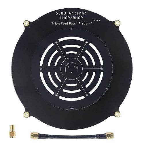 Triple Feed Patch 4.9G-6.2Ghz 5.8GHz 8DB/14DB High Gain Antenna LHCP RHCP For RC Long Range FPV Drone Receiver Monitor