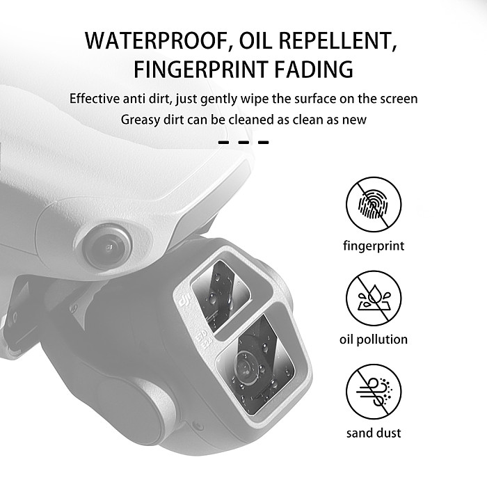 For DJI AIR 3S Camera Lens HD Protective Film Screen Protector Glass Film Explosion-proof Anti-Scratch Protector Drone Accessory