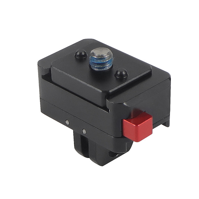 Magnetic Folding Two Card Mini Quick Release Seat 1/4 Arri Screw Positioning Monitor for Instax360 X6/X5/X4/3/2 GOPRO13/12 DJI OSMO 360 action5PRO/4/3 for Action Cameras