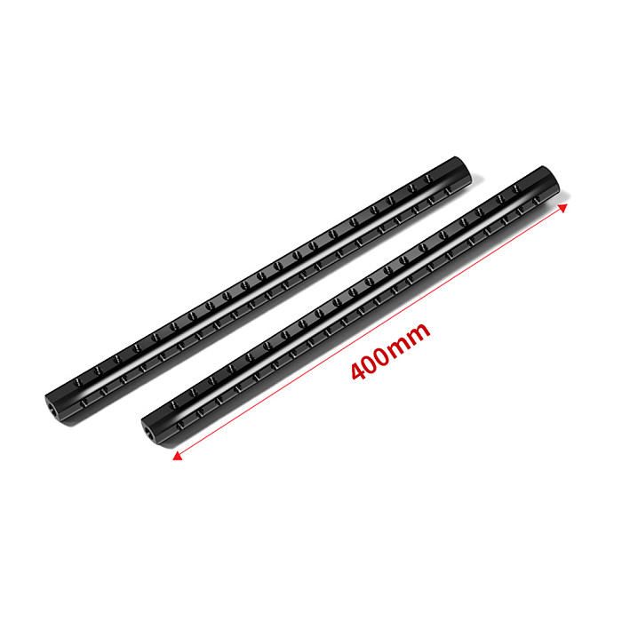 2 pcs 15mm Focusing Tube Aluminum Alloy DSLR Camera Accessories Photography Guide Pipe Clamp Camera Cage Kit 1/4 Hole Extension