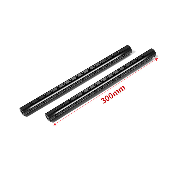 2 pcs 15mm Focusing Tube Aluminum Alloy DSLR Camera Accessories Photography Guide Pipe Clamp Camera Cage Kit 1/4 Hole Extension