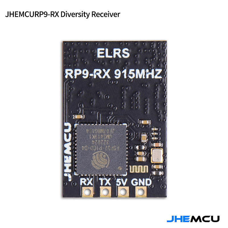 JHEMCU RP9-RX ELRS 915MHZ Diversity Receiver RX ELRS V3.3.0 For FPV Long Range RC Drone Airplane Quadcopter