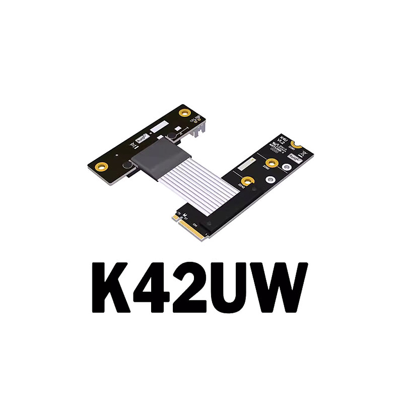 For M.2 NVME to PCI-E X4 Signal Extension Cable PCIe 4.0x4 gen4  Adapter Cable for M2 NVMe SSDs with SATA Power Cable 64G/bps