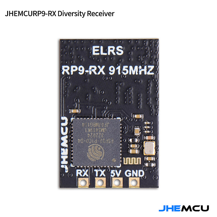 JHEMCU RP9-RX ELRS 915MHZ Diversity Receiver RX ELRS V3.3.0 For FPV Long Range RC Drone Airplane Quadcopter
