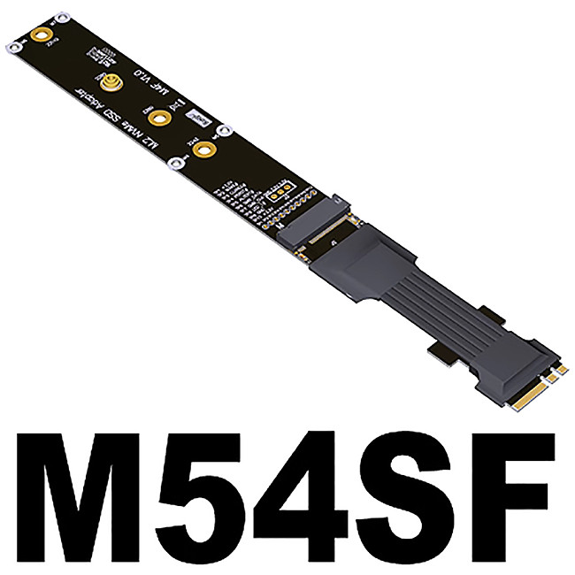 PCIe 4.0 x1 gen4 For M.2 WiFi A.E key to M.2 Key M NVME Extension Cable for M2 NVME SSD Adapter Signal Connection Cable 8G/bps
