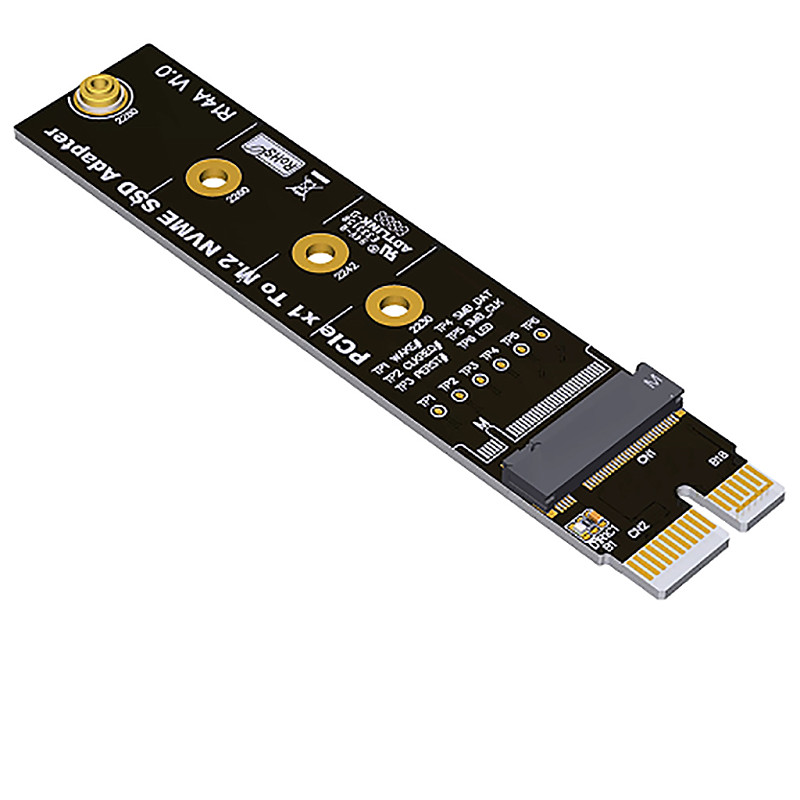 PCIe 5.0 x1 to M.2 for M2 NVMe 2230 2242 2260 2280 SSD High Speed Adapter Convert Card Riser PCI-E Gen5 Expansion Board 32G/bps