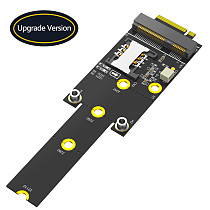 Mini PCI-E to M.2(NGFF ) key M Adapter With SIM card Slot for WiFi/WWAN/LTE Module For M.2 Key M 2242/60/80/110