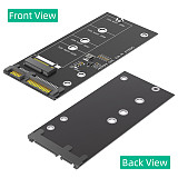 For M.2 NGFF to SATA Adapter Card B Key/B & M Key SSD Converter NGFF M2 to 2.5 Inch SATA III Drivers for NGFF M.2 2280 2260 2242 2230 SSD (Not for M.2 NVME)