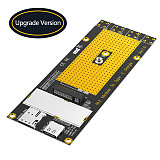 M.2(M.2) 3G/4G/5G Module to Type C /USB 3.0 Adapter with NANO SIM card Slot for RM500Q/RM500U /GM800/ SIM8200 Module