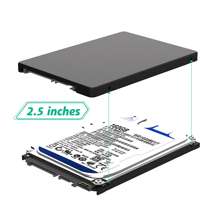 For Dual M.2 B Key/B&M Key SSD to 2.5  SATA III With Plastic Enclosure Support NGFF M.2 Key B SATA-bus SSD