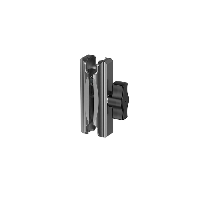 Motorcycle Riding Bracket Metal Clamp Arm Dual Clamp Suitable For 25mm 1 inch Ball Head Aluminum Alloy Universal Joint Rod Strong Clamp