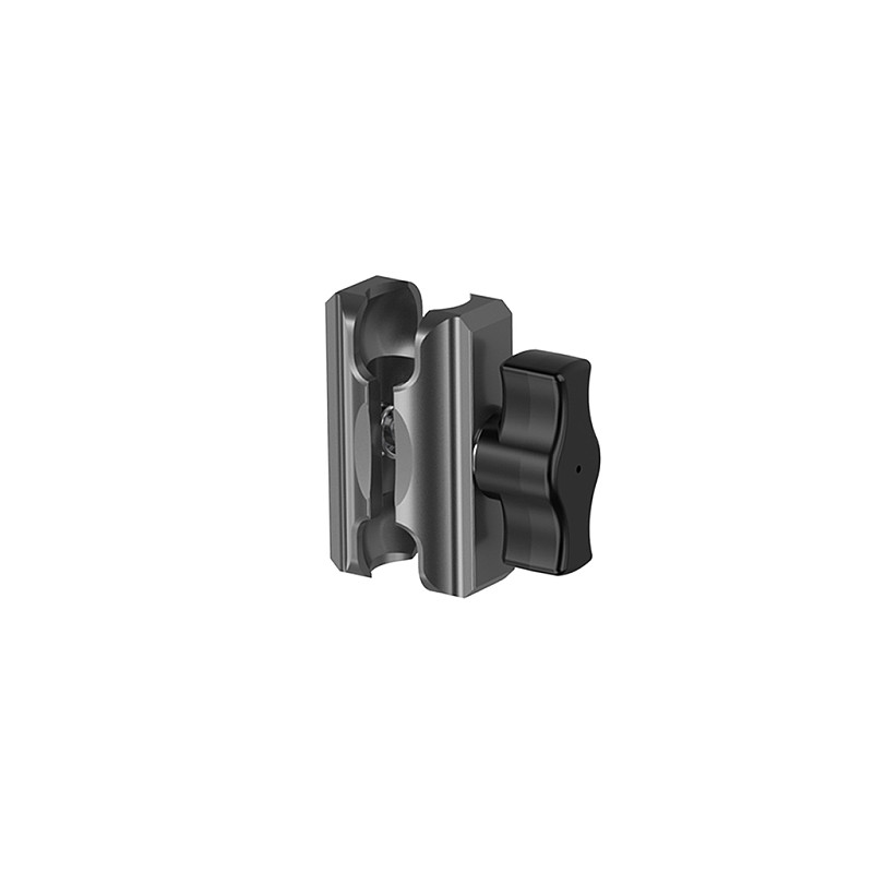 Motorcycle Riding Bracket Metal Clamp Arm Dual Clamp Suitable For 25mm 1 inch Ball Head Aluminum Alloy Universal Joint Rod Strong Clamp