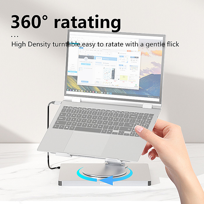 5Gbps Ipad Stand USB C Hub 4K 60HZ HD Type-C 100W PD SD/TF Slot Card Reader USB 3.010 In 1 Type-C Docking Station Ipad Holder