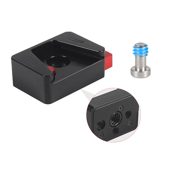 Camera Mini Quick Mount Base For 1/4 Screw Adapter For DJI OSMO 360/Instax 360 X4/3/2/GOPRO13/12 DJI Action 5PRO/4/3