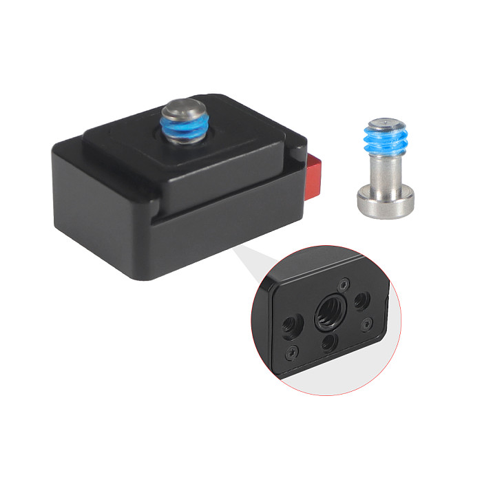 Camera Mini Quick Mount Base For 1/4 Screw Adapter For DJI OSMO 360/Instax 360 X4/3/2/GOPRO13/12 DJI Action 5PRO/4/3