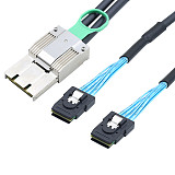 PCIE MINI SAS SFF-8088 8X I/O 68P to 2 SAS 8087 36P 4X PCI Express Connection Cable