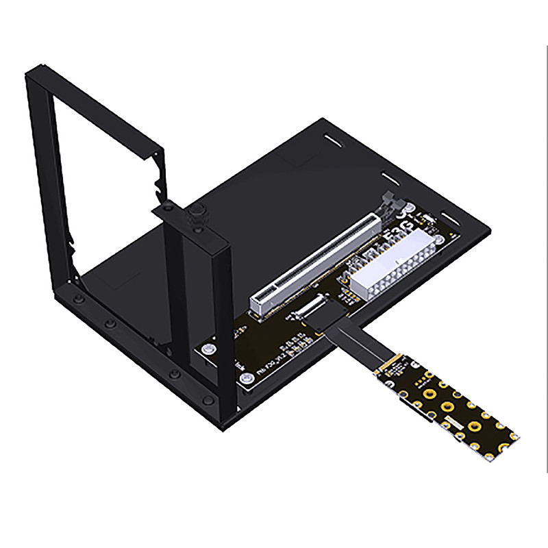 PCI-E 5.0 X16 Notebook Graphics Card GPU External Extension Cable for M.2 NVMe key M Docking Station for ITX/STX Motherboard NUC