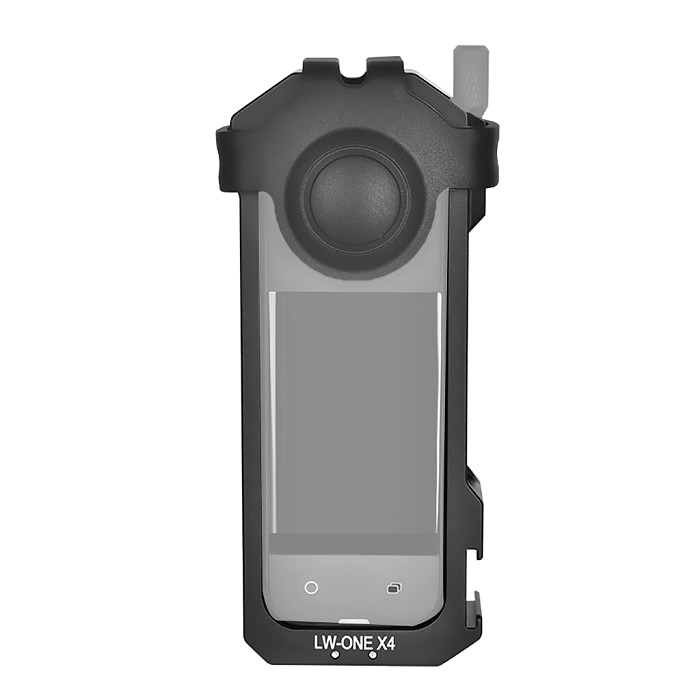 For Insta360X4 Camera Cage Aluminum Alloy Protective Frame With Cold Shoe Mount For Action Camera Accessories
