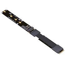 ADT-Link For M.2 NVMe SSD Extension Adapter Cable PCI-E 4.0 x4 64G/bps for M2 M-key NVME 2230 2242 2260 2280 22110 Solid State Drives