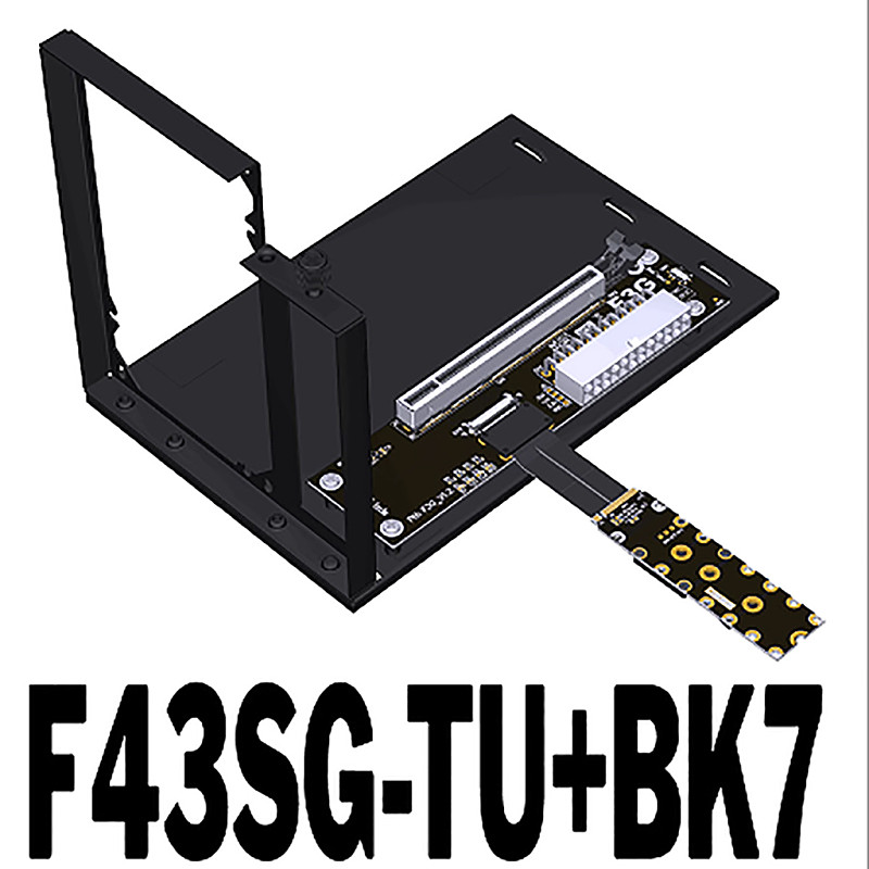 PCI-E 5.0 X16 Notebook Graphics Card GPU External Extension Cable for M.2 NVMe key M Docking Station for ITX/STX Motherboard NUC