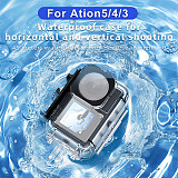Underwater 45M Waterproof Case Diving & Swimming Protective Housing Shell For DJI OSMO Action 3 4 5 Sports Camera Accessories