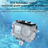 Underwater 45M Waterproof Case Diving & Swimming Protective Housing Shell For DJI OSMO Action 3 4 5 Sports Camera Accessories