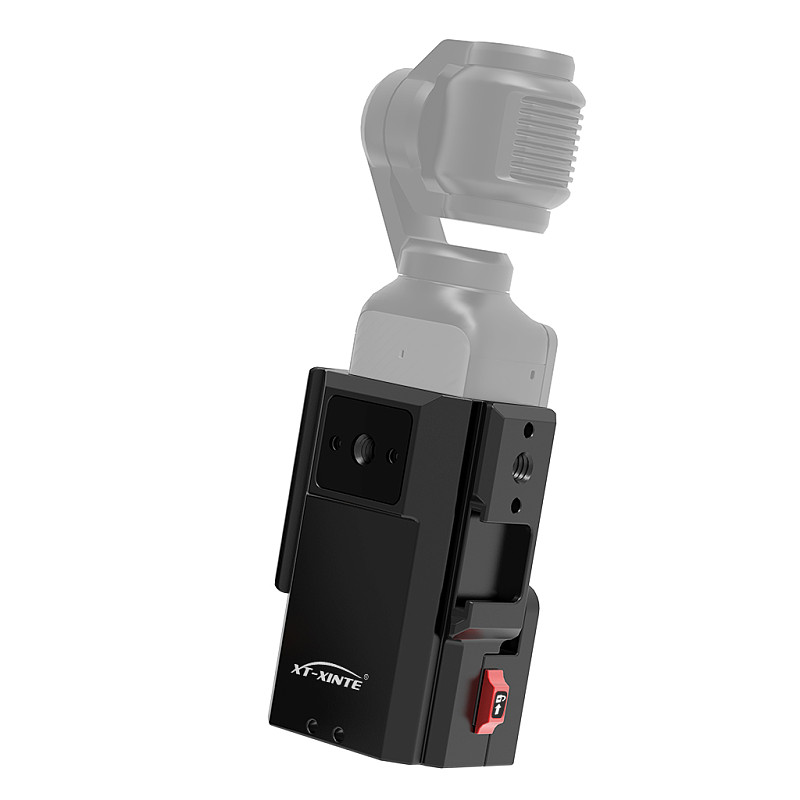 For DJI osmo pocket 3 POCKET4 Metal Camera Cage 1/4 Arri Protective Frame Expansion Adapter Positioning Aluminum Alloy Accessories Clip Magnetic Quick Release Base