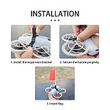 Colorful Flag Expansion Bracket For DJI Neo Decoration DIY Flag Drone Top Bracket Flag for DJI Neo Drone Accessories