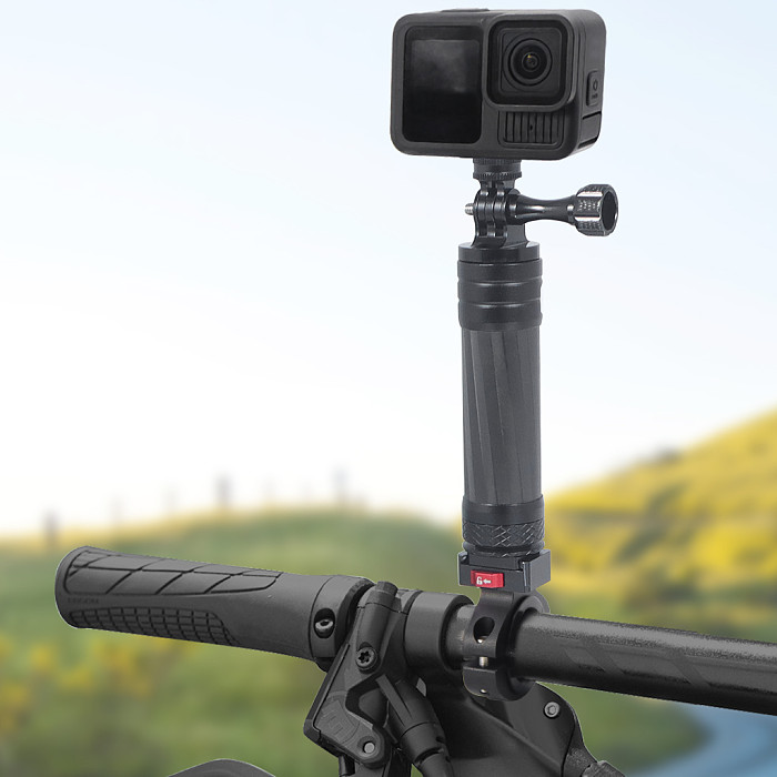Quick Release Plate Bicycle Handlebar Clip Mount 1/4 Arri Screw Positioning Fast Install Switch for Insta360/GOPRO13/DJI Osmo Action 5pro