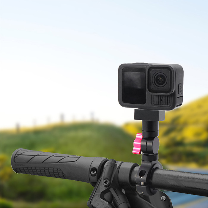 180 Degree Adjustable Bracket For Selfie Sticks With 1/4 Screw Holes, bicycle/motorcycle clips, For GOPRO13/DJI OSMO 360 ACTION 5 PRO Camera Connection Adapter