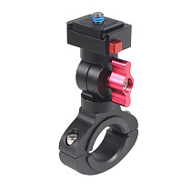 180 Degree Adjustable Bracket For Selfie Sticks With 1/4 Screw Holes, bicycle/motorcycle clips, For GOPRO13/DJI ACTION 5 PRO Camera Connection Adapter