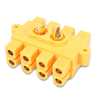 Tarot Distribution Module Power One Output Eight Power Distribution Module Hub All Copper Gold-plated High Current Compatible With XT60H TL60-08 For Drones