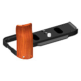 A7CII/A7CR Handgrip Camera L Bracket with Wooden Handle For Sony A7C2/A7CR/A7CII Quick Release QR Plate Extension Hand Grip