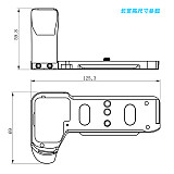 A7CII/A7CR Handgrip Camera L Bracket with Wooden Handle For Sony A7C2/A7CR/A7CII Quick Release QR Plate Extension Hand Grip